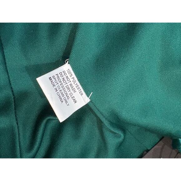 Mac Duggal Sequined Soft Tie Halter Neck Column Gown in Teal – NWT – SZ 2 - Picture 12 of 13